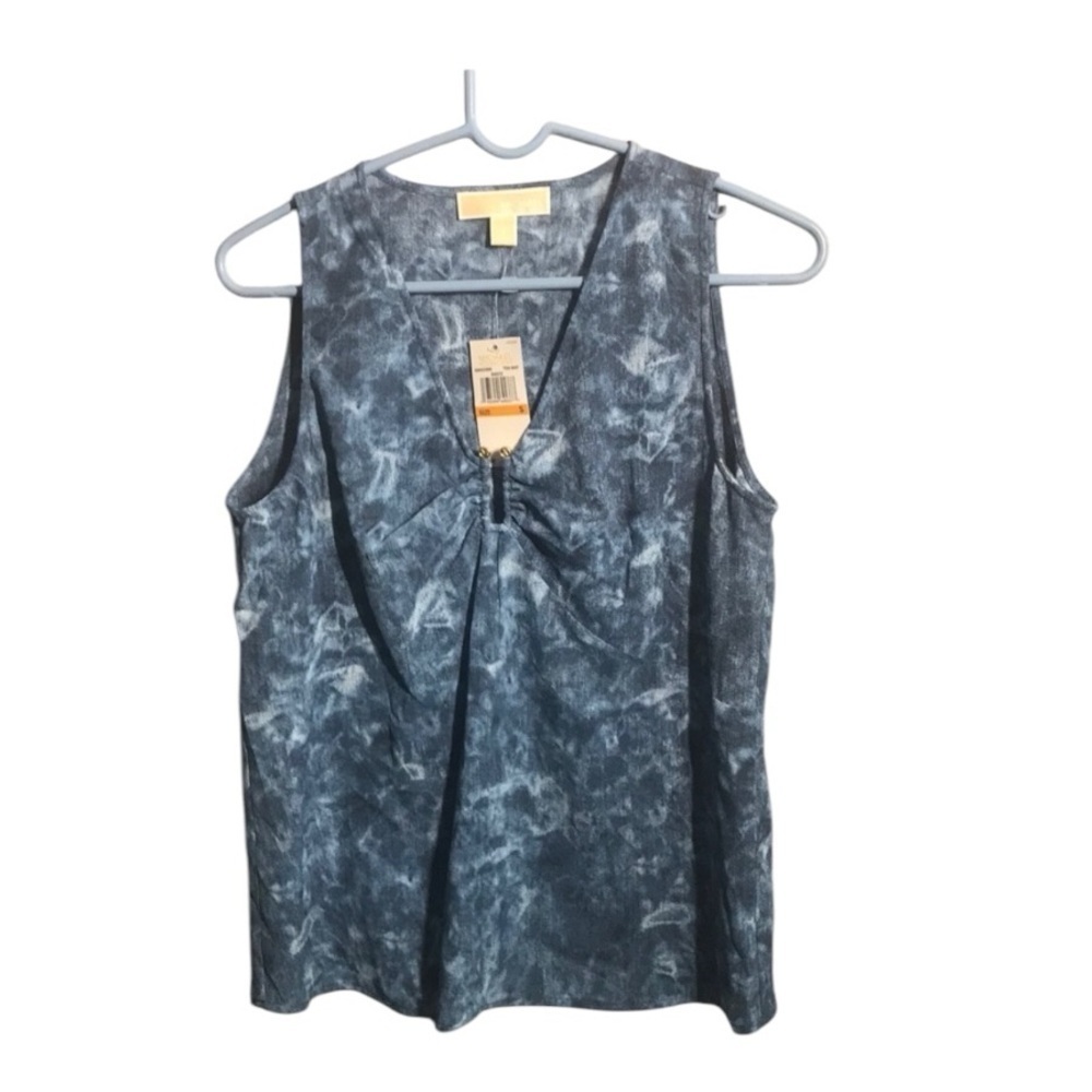 Micheal Kors Blue Top Size S